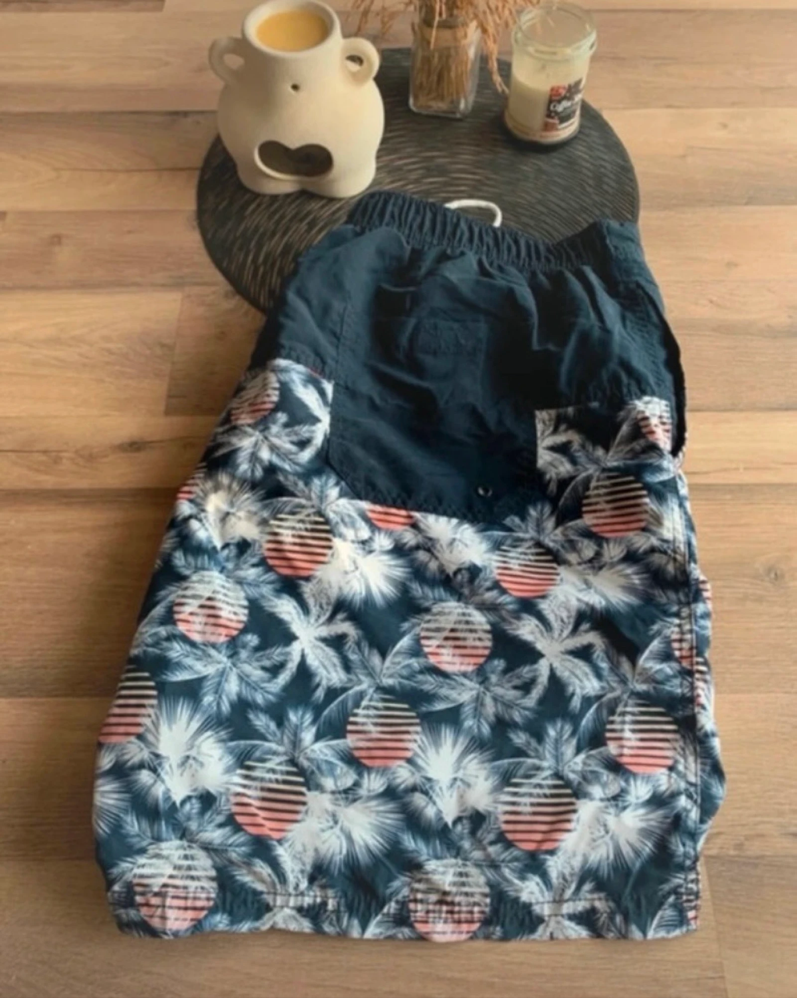 Blue patterned swim shorts for men - Size XXL Kiabi – photo 3